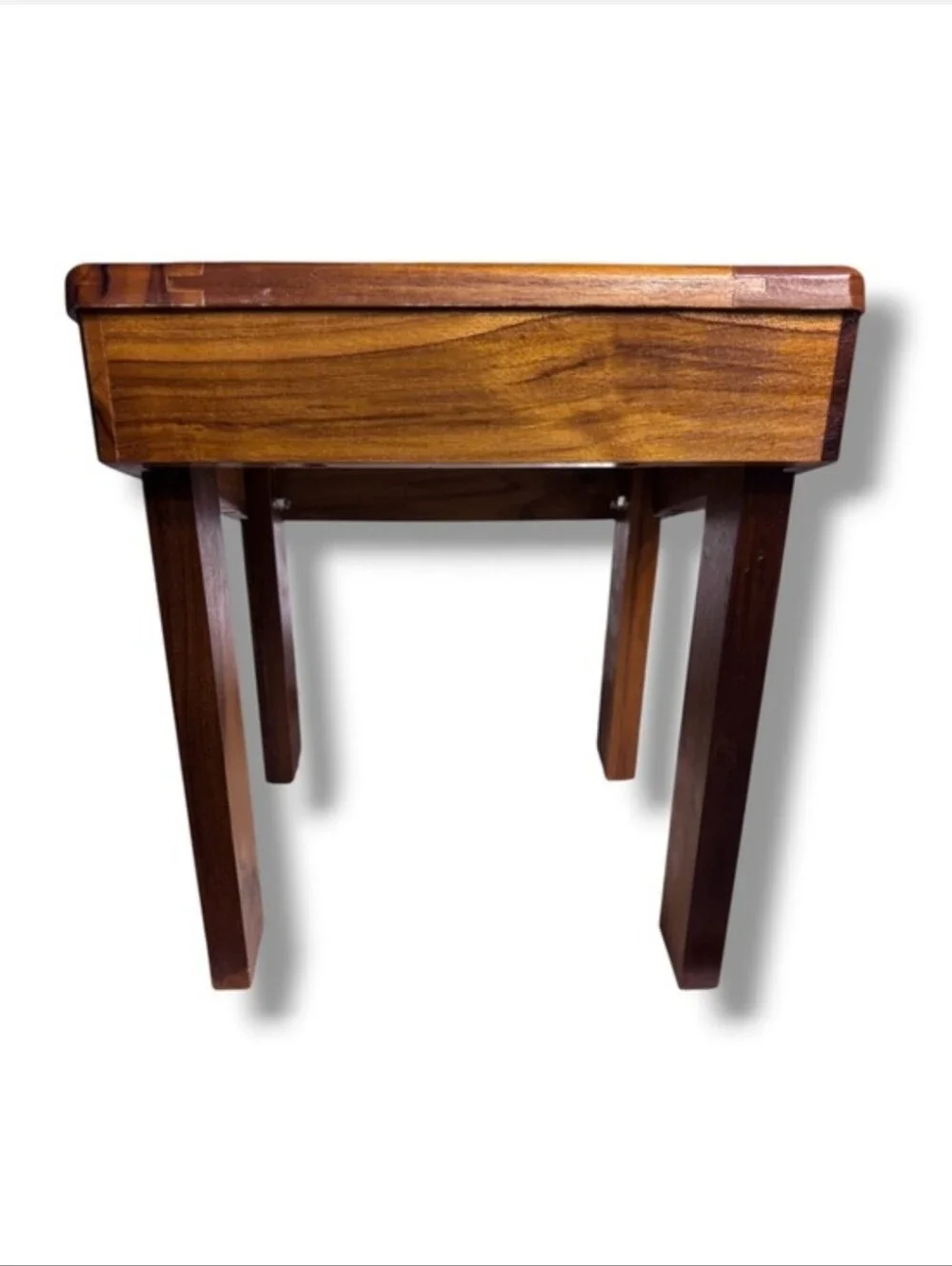 TEAKWOOD 12” Tall Compact Teak Shaving Foot Rest